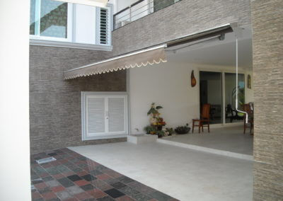 Photo of retractable awning